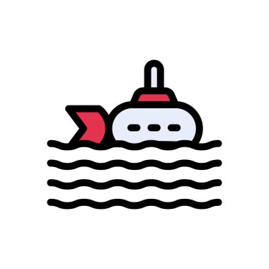 ordu vektör düz renk simgesi