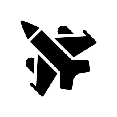 Avcı vektör simgesi düz simge