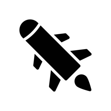 füze vektör düz simge