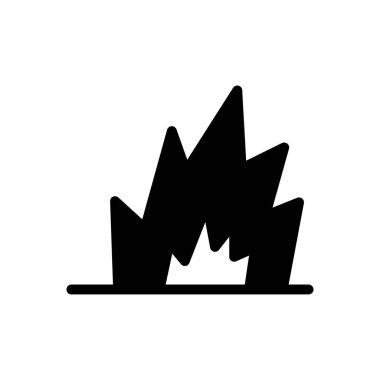 patlama vektörü düz simgesi