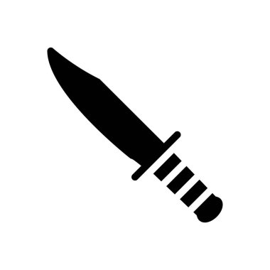 silah vektörü sembolü düz simge