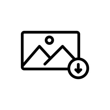 albüm vektörü ince çizgi simgesi