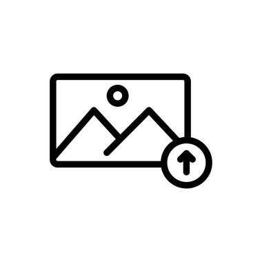 vektör ince çizgi simgesi yükle