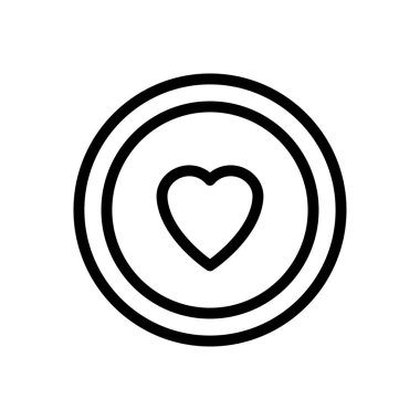 vektör ince çizgi simgesi gibi