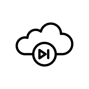 ses vektörü ince çizgi simgesi