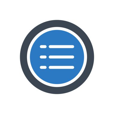 menü vektör renk simgesi