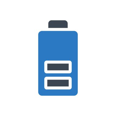 akümülatör vektör renk simgesi