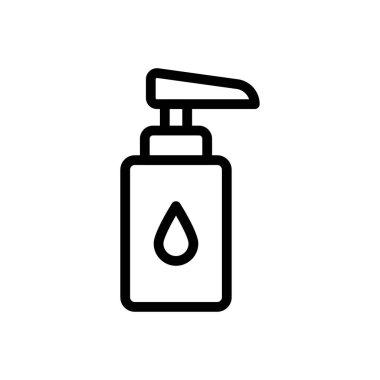 sıvı vektör ince çizgi simgesi