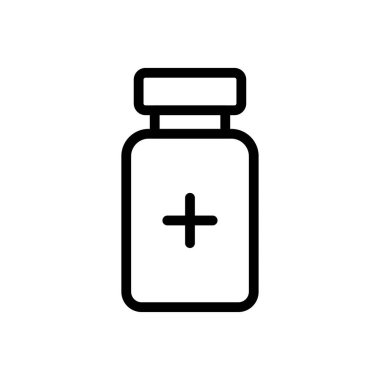 Şurup vektörü ince çizgi simgesi