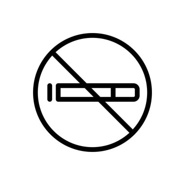 Kısıtlı vektör ince çizgi simgesi