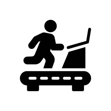 çalışan vektör glyph düz simgesi