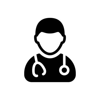 tıbbi vektör sembolü düz simge