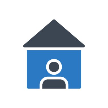 Kendini koruma vektörü renk simgesi