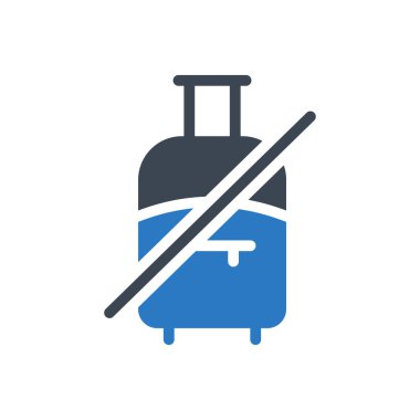 seyahat vektörü renk simgesi