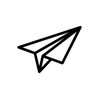 navigasyon vektörü ince çizgi simgesi