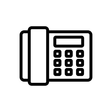 Sabit hat vektörü ince çizgi simgesi