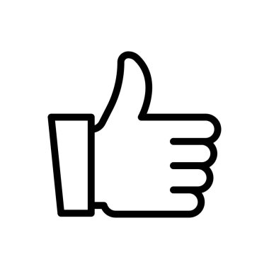 Geri besleme vektörü ince çizgi simgesi