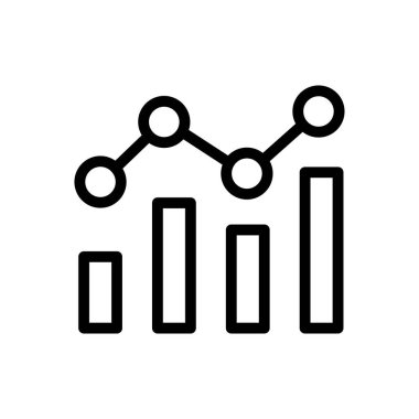 analitik vektör ince çizgi simgesi