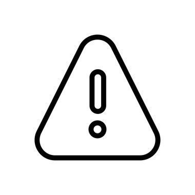 hata vektörü ince çizgi simgesi