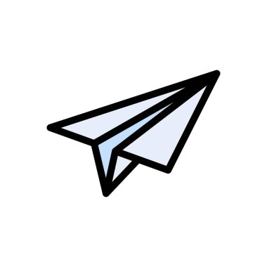 navigasyon vektörü düz renk simgesi