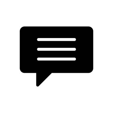 metin vektörü düz simgesi