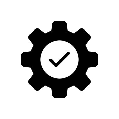 vektör glyph düz simgesini yapılandır