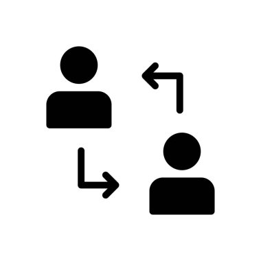 vektör glifini düz simgeye aktar