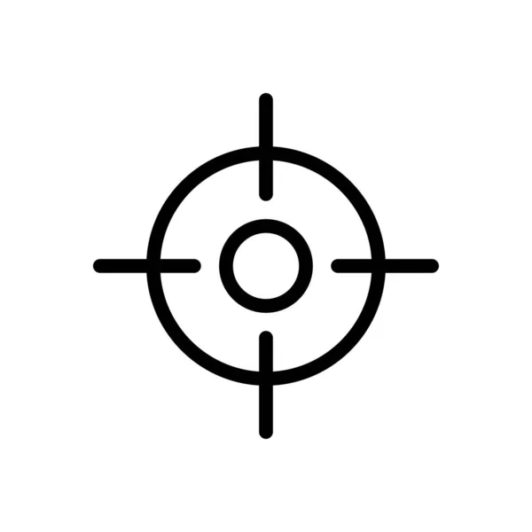 Shoot Vector Thin Line Icon — Stock Vector