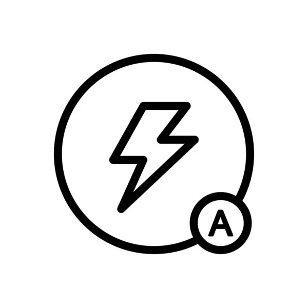 Auto Vektor Thin Line Symbol — Stockvektor