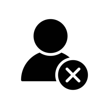 profil vektörü düz simgesi