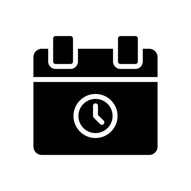 takvim vektörü düz simgesi