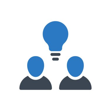 grup vektör renk simgesi