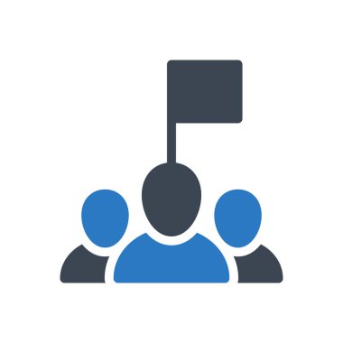 takım vektör renk simgesi