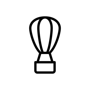 uç vektör ince çizgi simgesi