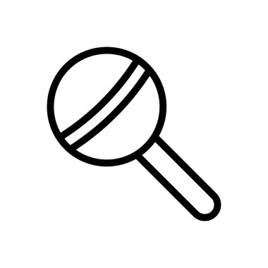 toffee vektör ince çizgi simgesi