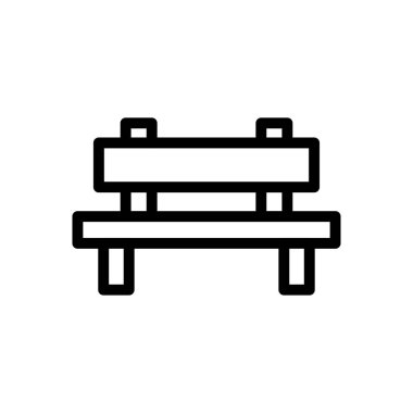 bahçe vektörü ince çizgi simgesi