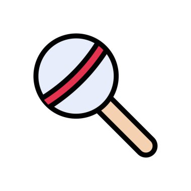 toffee vektör düz renk simgesi