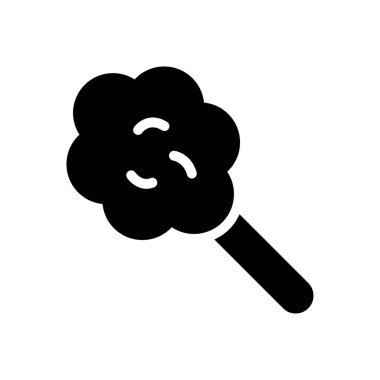 Şekerleme vektör düz simgesi