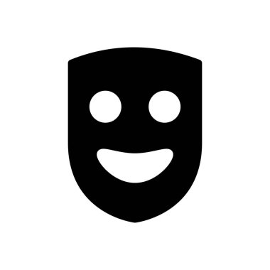 maske vektör düz simgesi