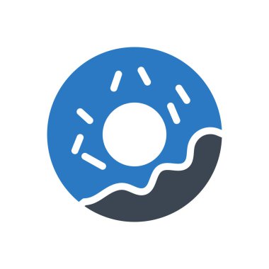 tatlı vektör kabartma renk simgesi