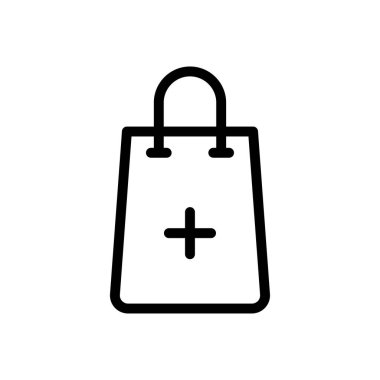 vektör ince çizgi simgesi ekle