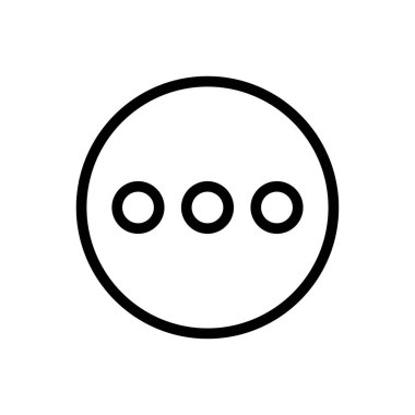 seçenekler vektör ince çizgi simgesi