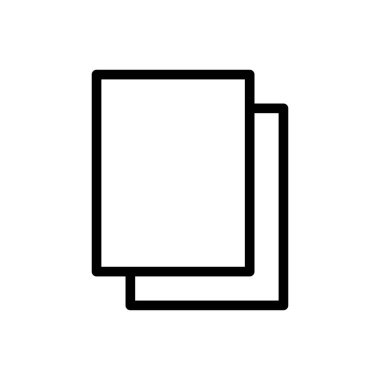 vektör ince çizgi simgesini slayt