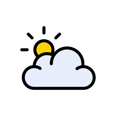 hava vektörü düz renk simgesi