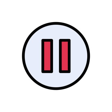 oyuncu vektörü düz renk simgesi