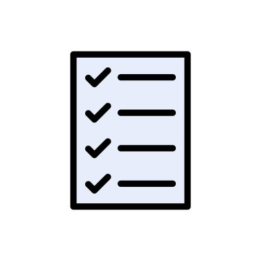 belge vektörü düz renk simgesi