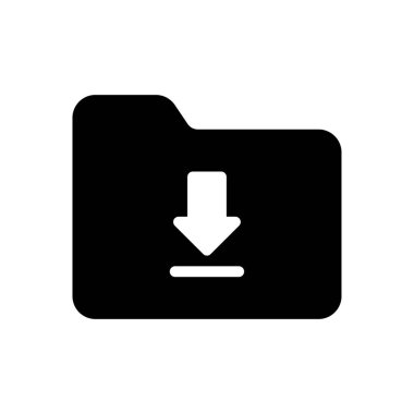 Vektör glyph düz simgesi indir