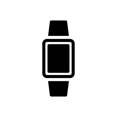 vektör glyph düz simgesini izle