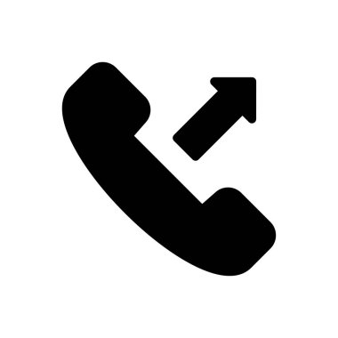 Giden vektör glyph düz simgesi