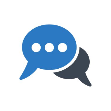 iletişim vektörü renk simgesi